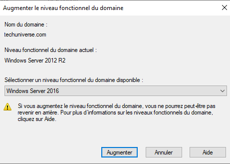 Augmentation du niveau fonctionnel de la forêt