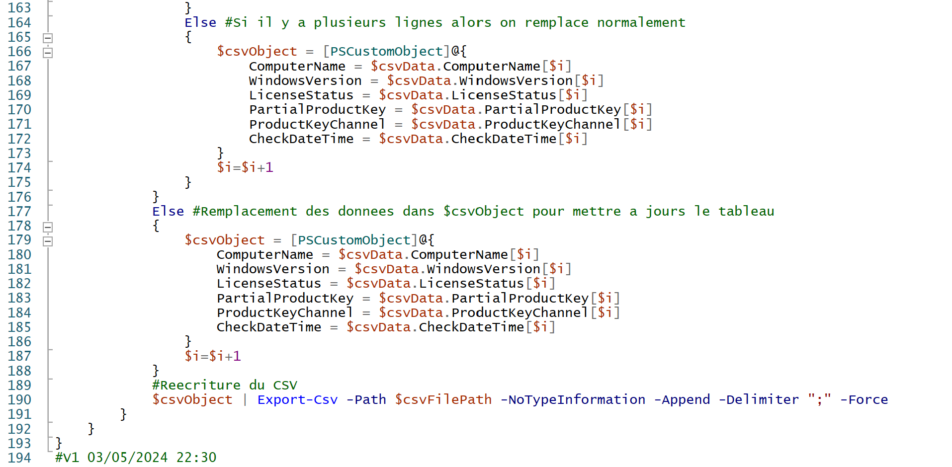 Script inventaire et activation de Windows partie 5
